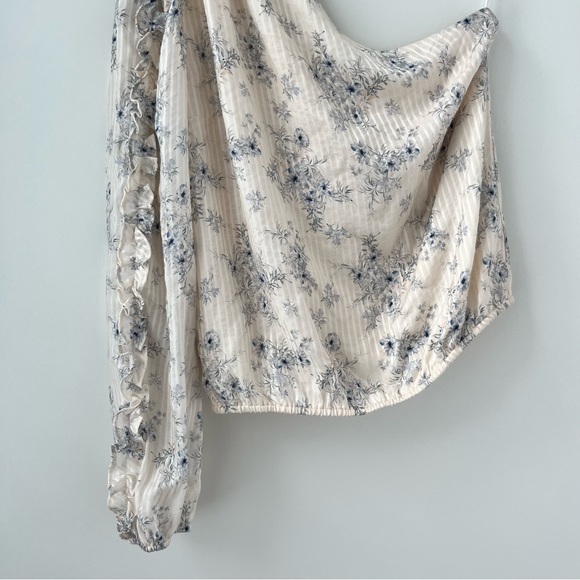 NWT Cami NYC lotus one shoulder silk cotton top XS - Picture 8 of 15